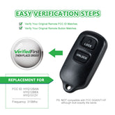 Lots of 5 Extra-Partss Car Remote Fob Replacement for Toyot-a HYQ12BAN, HYQ12BBX, HYQ1512Y fits 2001 2002 2003 Prius